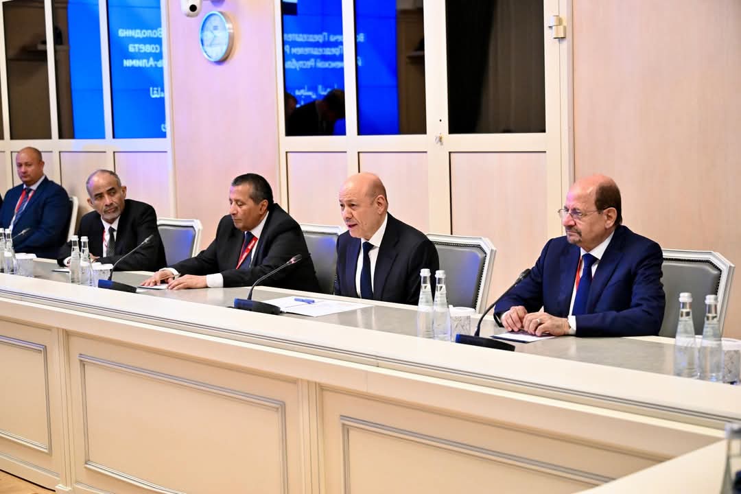رئيس مجلس القيادة يلتقي رئيس مجلس الدوما الروسي