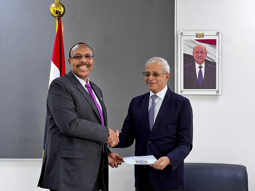 نائب وزير الخارجية يتسلم نسخة من أوراق اعتماد السفير الصومالي